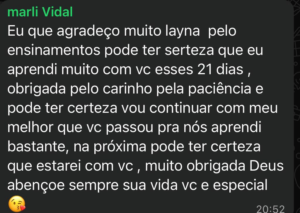 Depoimento de Paciente 1